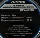 Колонки автомобильные Digma DCA-K602 (без решетки) 150Вт 90дБ 4Ом 16.5см (6 1/2дюйм) (ком.:2кол.) коаксиальные двухполосные