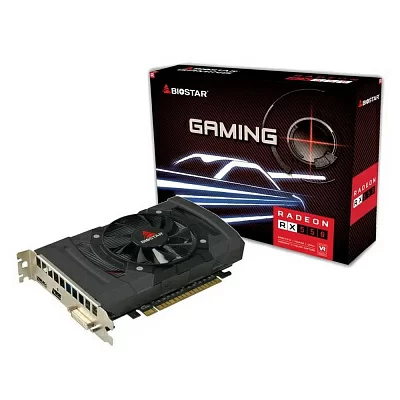 Видеокарта Biostar PCI-E RX550-2GB AMD Radeon RX 550 2Gb 128bit GDDR5 1100/6000 DVIx1 HDMIx1 DPx1 HDCP Ret