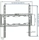 Кронштейн для телевизора Kromax ELEMENT-3 черный 22"-65" макс.50кг настенный фиксированный