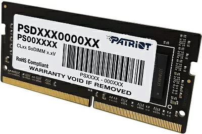 Память DDR4 32GB 3200MHz Patriot PSD432G32002S Signature RTL PC4-25600 CL22 SO-DIMM 260-pin 1.2В dual rank Ret