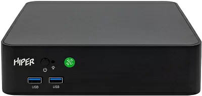 Неттоп Hiper ACTIVEBOX AS8 i3 12100 (3.3) 8Gb SSD256Gb UHDG 730 noOS GbitEth WiFi BT 120W черный (AS8-I3121R8N2NSB)