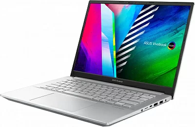 Ноутбук Asus Vivobook Pro 14 K3400PA-KP112W Core i5 11300H 8Gb SSD512Gb iOpt32Gb Intel Iris Xe graphics 14" IPS WQXGA (2560x1600) Windows 11 Home silver WiFi BT Cam (90NB0UY3-M02070)