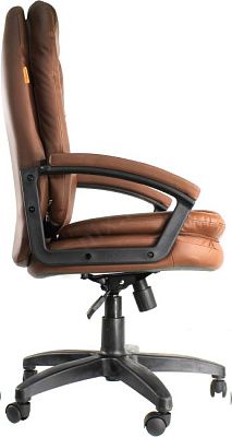  Офисное кресло Chairman    668 LT   Россия    чер.пласт экопремиум коричневый