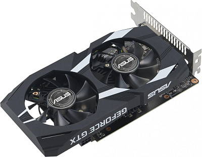 Видеокарта Asus PCI-E DUAL-GTX1650-O4GD6-P-EVO NVIDIA GeForce GTX 1650 4Gb 128bit GDDR6 1755/12000 DVIx1 HDMIx1 DPx1 HDCP Ret