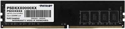 Память DDR4 16Gb 2666MHz Patriot PSD416G266681 Signature RTL PC4-21300 CL19 DIMM 288-pin 1.2В single rank Ret