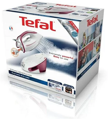 Парогенератор Tefal Pro Express Anticalc SV8012E0 2800Вт белый/фиолетовый