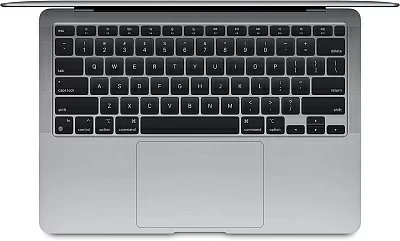 Ноутбук Apple MacBook Air A2337 M1 8 core 8Gb SSD256Gb/7 core GPU 13.3" IPS (2560x1600) Mac OS grey space WiFi BT Cam (MGN63PA/A)
