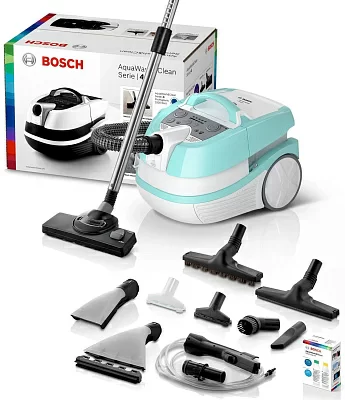 Пылесос моющий Bosch BWD420HYG 2000Вт бирюзовый