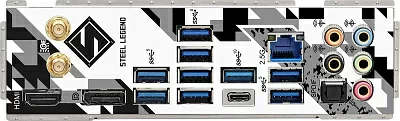 Материнская плата Asrock Z790 STEEL LEGEND WIFI Soc-1700 Intel Z790 4xDDR5 ATX AC`97 8ch(7.1) 2.5Gg RAID+HDMI+DP