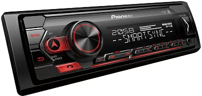 Автомагнитола Pioneer MVH-S320BT 1DIN 4x50Вт AUX DSP 2 RDS