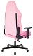 Кресло игровое Knight N1 Fabric розовый Velvet 36 с подголов. крестовина металл