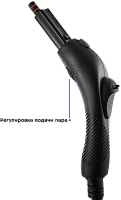Пароочиститель напольный Kitfort КТ-9102-3 1500Вт черный/бирюзовый