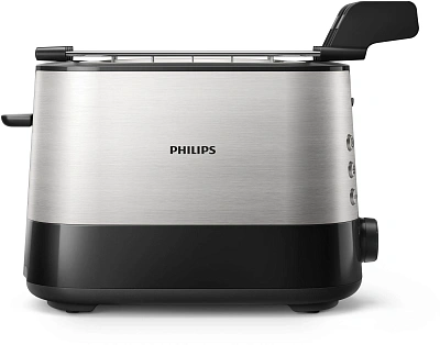 Тостер Philips HD2639/90 730Вт черный/серебристый