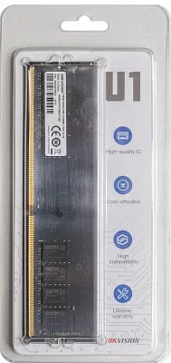 Память DDR4 16Gb 3200MHz Hikvision HKED4161CAB2F1ZB1/16G RTL PC4-25600 CL18 DIMM 288-pin 1.35В Ret