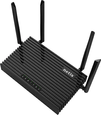 Роутер беспроводной Netis N6 AX1800 10/100/1000BASE-TX/4G ready черный