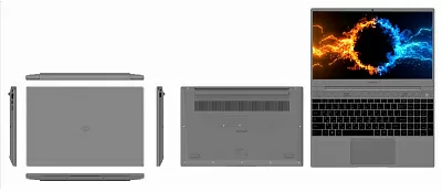 Ноутбук Digma EVE 15 C423 Ryzen 5 3500U 16Gb SSD512Gb AMD Radeon Vega 8 15.6" IPS FHD (1920x1080) Windows 11 Professional Multi Language 64 grey space WiFi BT Cam 4000mAh (NR515ADXW01)