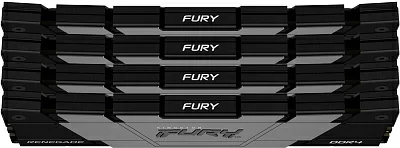 Память DDR4 4x32GB 3200MHz Kingston KF432C16RB2K4/128 Fury Renegade Black RTL Gaming PC4-25600 CL16 DIMM 288-pin 1.35В kit dual rank с радиатором Ret