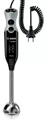 Блендер погружной Bosch MSM67170 750Вт черный/серый