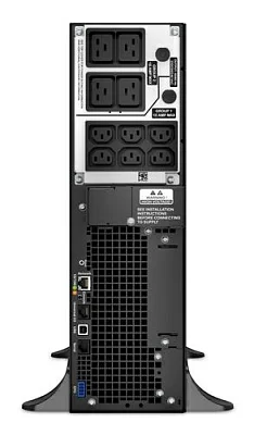 Источник бесперебойного питания APC by Schneider Electric. Smart-UPS On-Line,4500 Watts /5000 VA,230V / 230V, Interface Port Contact Closure, RJ-45 10/100 Base-T, RJ-45 Serial, Smart-Slot, USB, Extended runtime model