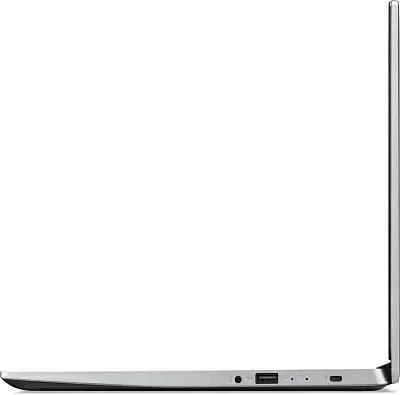 Ноутбук Acer Aspire 1 A114-33-P9R1 Pentium Silver N6000 4Gb eMMC128Gb Intel UHD Graphics 14" IPS FHD (1920x1080) Windows 11 Home silver WiFi BT Cam (NX.A7VER.00U)