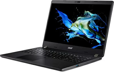 Ноутбук Acer TravelMate P2 TMP215-52-32WA Core i3 10110U 4Gb SSD256Gb Intel UHD Graphics 15.6" IPS FHD (1920x1080) Eshell black WiFi BT Cam (NX.VLLER.00M)
