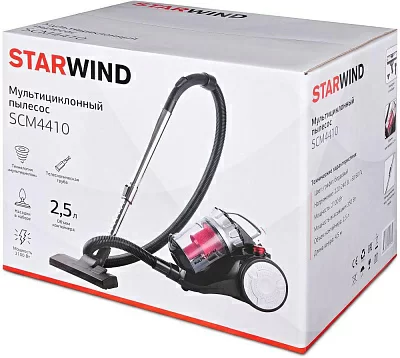 Пылесос Starwind SCM4410 2100Вт графит/бордовый