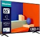 Телевизор LED Hisense 55" 55A6K черный 4K Ultra HD 60Hz DVB-T DVB-T2 DVB-C DVB-S DVB-S2 USB WiFi Smart TV