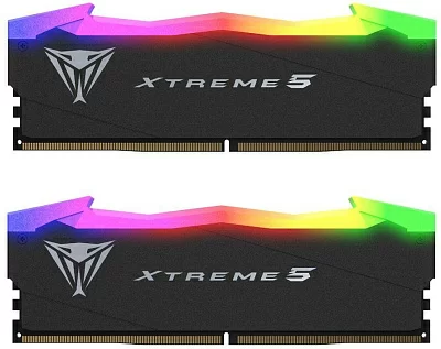 Память DDR5 2x24GB 7600MHz Patriot PVXR548G76C36K Viper Xtreme 5 RGB RTL Gaming PC5-60800 CL36 DIMM 288-pin 1.45В с радиатором Ret