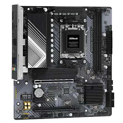 Материнская плата Asrock B650M-HDV/M.2 SocketAM5 AMD B650 2xDDR5 mATX AC`97 8ch(7.1) 2.5Gg RAID+HDMI+DP