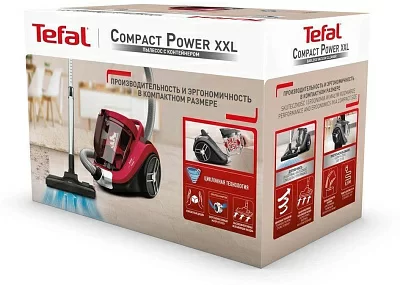 Пылесос Tefal TW4853EA 2100Вт черный/красный