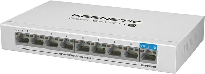 Коммутатор Keenetic KN-4710 (L2) 9x1Гбит/с 8PoE+ 120W неуправляемый