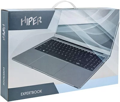 Ноутбук Hiper Expertbook MTL1601 Core i3 1115G4 8Gb SSD512Gb Intel UHD Graphics 16.1" IPS FHD (1920x1080) noOS silver WiFi BT Cam 4700mAh (MTL1601A1115DS)