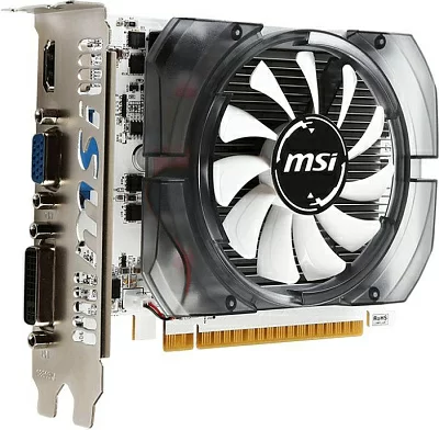 Видеокарта MSI PCI-E N730-2GD3V3 NVIDIA GeForce GT 730 2Gb 128bit GDDR3 902/1600 DVIx1 HDMIx1 CRTx1 HDCP Ret