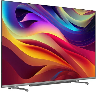 Телевизор QLED Digma Pro 55" QLED 55L Google TV Frameless черный/серебристый 4K Ultra HD 120Hz HSR DVB-T DVB-T2 DVB-C DVB-S DVB-S2 USB WiFi Smart TV