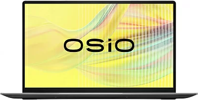 Ноутбук Osio FocusLine F160i-004 Core i3 1215U 16Gb SSD512Gb Intel UHD Graphics 16.1" IPS FHD (1920x1080) Windows 11 Home grey WiFi BT Cam 6000mAh