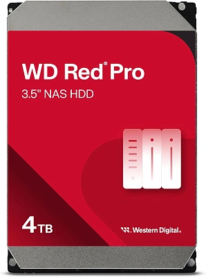 Жесткий диск WD SATA-III 4TB WD4005FFBX NAS Red Pro (7200rpm) 256Mb 3.5"