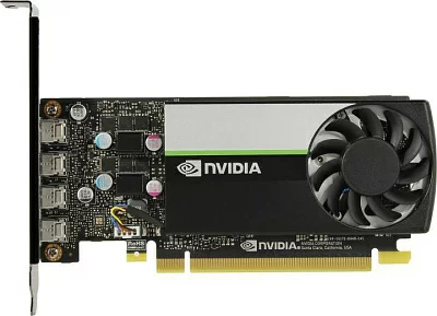 Видеокарта PNY PCI-E T1000 NVIDIA T1000 4Gb 128bit GDDR6 mDPx4 Bulk low profile