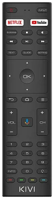 Телевизор LED Kivi 50" 50U740NB черный 4K Ultra HD 60Hz DVB-T2 DVB-C USB WiFi Smart TV