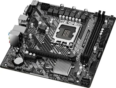 Материнская плата Asrock H610M-HDV/M.2 R2.0 Soc-1700 Intel H610 2xDDR4 mATX AC`97 8ch(7.1) GbLAN+VGA+HDMI+DP