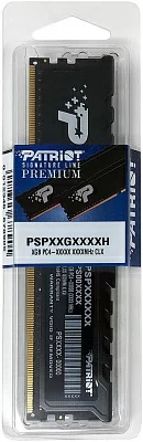 Память DDR4 16Gb 3200MHz Patriot PSP416G32002H1 Signature Premium RTL PC4-25600 CL22 DIMM 288-pin 1.2В dual rank с радиатором Ret