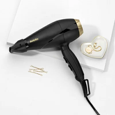 Фен Babyliss 6704E 2000Вт черный/золотистый