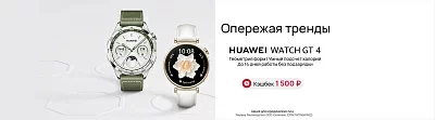 Смарт-часы Huawei Watch GT 4 Phoinix-B19L 46мм 1.43" AMOLED корп.серебристый рем.коричневый разм.брасл.:140-210мм (55020BGX)