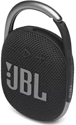 Колонка порт. JBL Clip 4 черный 5W 1.0 BT 15м 500mAh (JBLCLIP4BLK)