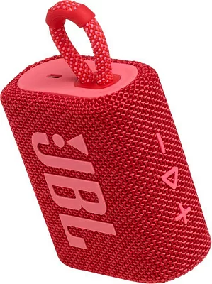 Колонка порт. JBL GO 3 красный 4.2W 1.0 BT 10м (JBLGO3RED)