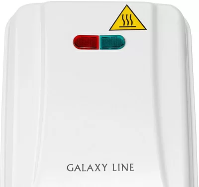 Вафельница Galaxy Line GL 2971 750Вт белый