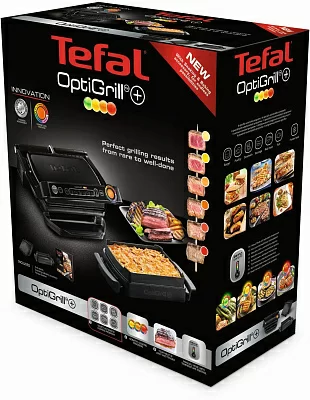 Электрогриль Tefal Optigrill+ GC714834 2000Вт черный