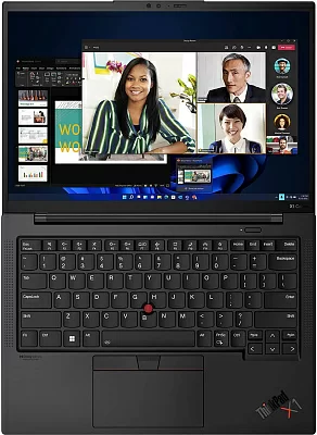 Ноутбук Lenovo ThinkPad X1 Carbon G10 Core i5 1235U 16Gb SSD512Gb Intel Iris Xe graphics 14" IPS WUXGA (1920x1200) Free DOS black WiFi BT Cam (21CCS9PX01)