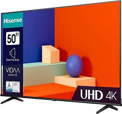 Телевизор LED Hisense 50" 50A6K черный 4K Ultra HD 60Hz DVB-T DVB-T2 DVB-C DVB-S DVB-S2 USB WiFi Smart TV