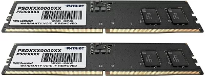 Память DDR5 2x8GB 4800MHz Patriot PSD516G4800K Signature RTL Gaming PC5-38400 CL40 DIMM 288-pin 1.1В Ret