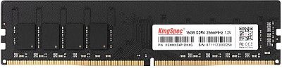 Память DDR4 16GB 2666MHz Kingspec KS2666D4P12016G RTL PC4-21300 DIMM 288-pin 1.2В single rank Ret